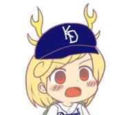 alternate_headwear alternate_outfit baseball horns kicchou_yachie sports wily_beast_and_weakest_creature // 600x525 // 90.5KB