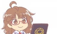 alternate_outfit computer glasses urban_legend_in_limbo usami_sumireko // 850x510 // 203.5KB