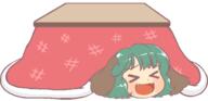 blanket fang funny kasodani_kyouko kotatsu ten_desires // 1506x726 // 40.7KB