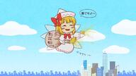 flying garlic kasen-chan_thread untranslated wings // 1280x720 // 237.9KB