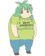 breasts english fat full_bodied kochiya_sanae meme mountain_of_faith political_commentary smug tshirt // 1200x1500 // 80.7KB