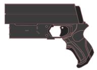 gun pistol template weapon // 400x290 // 22.0KB