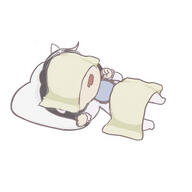 baby double_dealing_character horns kijin_seija seijababy sleeping // 594x594 // 69.2KB