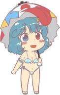 alternate_outfit full_bodied happy swimsuit tatara_kogasa ten_desires undefined_fantastic_object // 700x1100 // 41.4KB