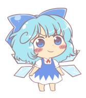 cirno confident embodiment_of_scarlet_devil full_bodied mini_gyate wings // 700x800 // 124.1KB