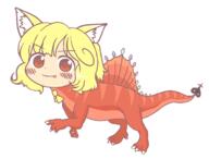 alternate_headwear dino embodiment_of_scarlet_devil fang flandre_scarlet mini_gyate neko // 1150x874 // 79.2KB