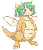 daiyousei dino dragonite embodiment_of_scarlet_devil fairy full_bodied pokemon wings // 1224x1434 // 525.4KB