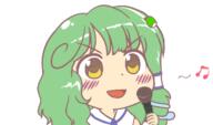 kochiya_sanae mountain_of_faith singing // 1279x756 // 188.1KB