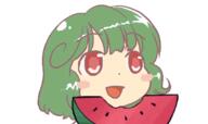 food fruit happy kazami_yuuka phantasmagoria_of_flower_view watermelon // 800x473 // 38.0KB