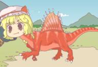 crazy dino embodiment_of_scarlet_devil fang flandre_scarlet mindbreak ominous // 1778x1211 // 1.1MB