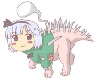 badass dino konpaku_youmu perfect_cherry_blossom stegosaurus wholesome // 1216x1020 // 48.9KB