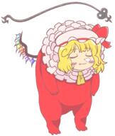 dino embodiment_of_scarlet_devil flandre_scarlet lævateinn sleeping weapon // 1552x1840 // 545.3KB