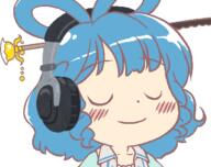 eyes_closed headphones irasutoya kaku_seiga music smug ten_desires // 618x489 // 66.2KB