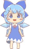 cirno embodiment_of_scarlet_devil forward_facing full_bodied wings // 600x986 // 58.0KB