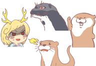 horns kicchou_yachie otter wily_beast_and_weakest_creature // 800x550 // 135.7KB