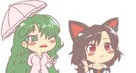 alternate_headwear double_dealing_character imaizumi_kagerou kazami_yuuka pc98 phantasmagoria_of_flower_view // 1400x750 // 56.2KB