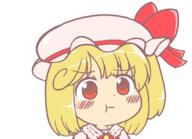 alternate_outfit embodiment_of_scarlet_devil flandre_scarlet hybrid pouting rumia // 840x610 // 25.0KB