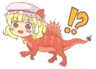 confused dino embodiment_of_scarlet_devil flandre_scarlet mini_gyate shocked sweating thinking // 1141x825 // 98.5KB