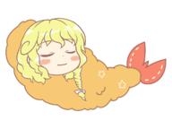 alternate_headwear food kirisame_marisa seafood shrimp sleeping tempura wholesome // 1200x900 // 29.4KB