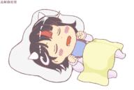 baby blanket double_dealing_character drooling horns kijin_seija pillow sleeping wholesome // 1100x740 // 16.8KB