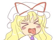 cringe disgusted eyes_closed meme perfect_cherry_blossom tongue_out yakumo_yukari yuck // 414x300 // 80.6KB