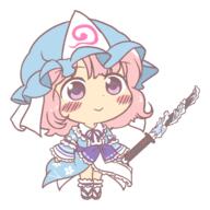 full_bodied mini_gyate perfect_cherry_blossom saigyouji_yuyuko ten_desires weapon // 640x640 // 246.3KB