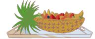food fruit macross pineapple salad_with_pineapple // 858x359 // 21.4KB