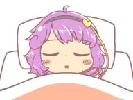 blanket eyes_closed komeiji_satori open_mouth sleeping subterranean_animism // 800x600 // 35.3KB
