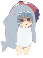 costume detailed full_bodied mascot scary shark tatara_kogasa ten_desires tongue_out undefined_fantastic_object wtf // 937x1258 // 35.1KB