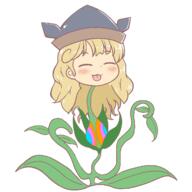 dino ears eyes_closed funny hidden_star_in_four_seasons matara_okina plant wholesome // 1300x1300 // 59.5KB