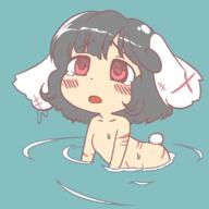 crying full_bodied imperishable_night inaba_tewi nsfw sad sweating swimming violence // 800x800 // 27.2KB