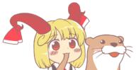 alternate_headwear eating embodiment_of_scarlet_devil goukyou_ibun horns hybrid otter rumia toutetsu_yuuma violence // 1200x620 // 42.6KB