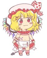 alternate_outfit belly_button bikini embodiment_of_scarlet_devil flandre_scarlet full_bodied nsfw tail // 900x1100 // 55.5KB
