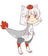 dino inubashiri_momiji mountain_of_faith // 1100x1300 // 38.7KB