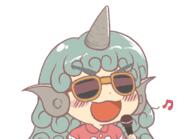 alternate_headwear badass hidden_star_in_four_seasons instrument komano_aunn microphone singing sunglasses // 800x580 // 34.1KB