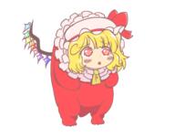 crying dino embodiment_of_scarlet_devil flandre_scarlet mini_gyate sad scared // 1644x1281 // 327.3KB