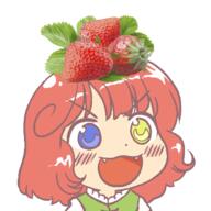 food fruit strawberry tatara_kogasa ten_desires undefined_fantastic_object // 610x610 // 31.1KB