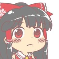 concerned hakurei_reimu lowres // 400x400 // 198.0KB