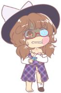 angry feet full_bodied nsfw sweating urban_legend_in_limbo usami_sumireko violence weapon // 689x1047 // 68.7KB