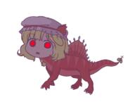 dino embodiment_of_scarlet_devil flandre_scarlet mini_gyate scary wtf // 1300x1000 // 197.7KB