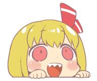 embodiment_of_scarlet_devil peeking rumia // 600x500 // 20.8KB