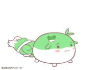 animated funny kochiya_sanae mountain_of_faith sukusuku_hakutaku whale // 400x300 // 90.2KB