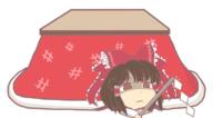 hakurei_reimu kotatsu weapon // 650x358 // 104.7KB