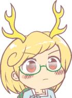 glasses horns kicchou_yachie wily_beast_and_weakest_creature // 486x666 // 30.0KB