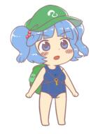 full_bodied kawashiro_nitori mountain_of_faith swimsuit // 433x595 // 78.5KB