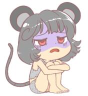 alternate_outfit feet full_bodied nazrin sad sitting undefined_fantastic_object wtf // 689x751 // 42.1KB
