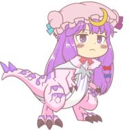 dino embodiment_of_scarlet_devil patchouli_knowledge // 413x406 // 147.3KB