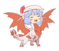 dragon drooling embodiment_of_scarlet_devil fangs funny golbat meme monster_hunter pokemon remilia_scarlet tongue_out // 1500x1300 // 75.0KB