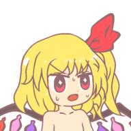 embodiment_of_scarlet_devil flandre_scarlet nazukora // 600x600 // 17.4KB