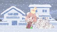 ibaraki_kasen kasen-chan_thread komeiji_satori snow subterranean_animism wild_and_horned_hermit // 1271x707 // 189.6KB